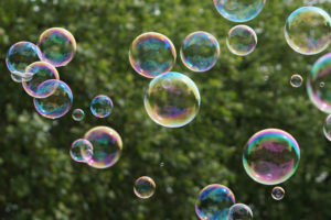 soap bubbles