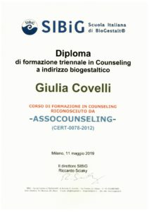 Diploma triennale in Counseling_SIBiG